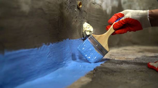 Crawl space vapor barrier installation in Lacota, MI